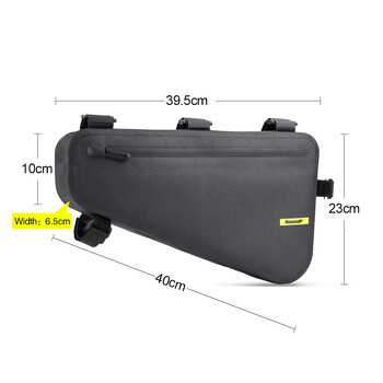 Rhinowalk Bicycle Triangle Bag Frame Bag HighCapacity 4L Водоустойчива велосипедна рамка Tube Bag Чанта за велосипедни инструменти Чанта за аксесоари за велосипеди