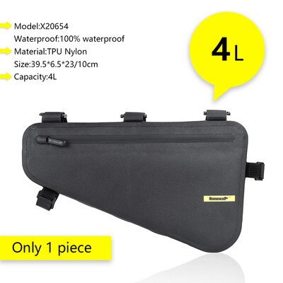 Rhinowalk jalgratta kolmnurga koti raami kott HighCapacity 4L veekindel jalgratta raami toru kott Jalgratta tööriista kott kott Jalgratta tarvik
