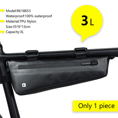 Rhinowalk jalgratta kolmnurga koti raami kott HighCapacity 4L veekindel jalgratta raami toru kott Jalgratta tööriista kott kott Jalgratta tarvik