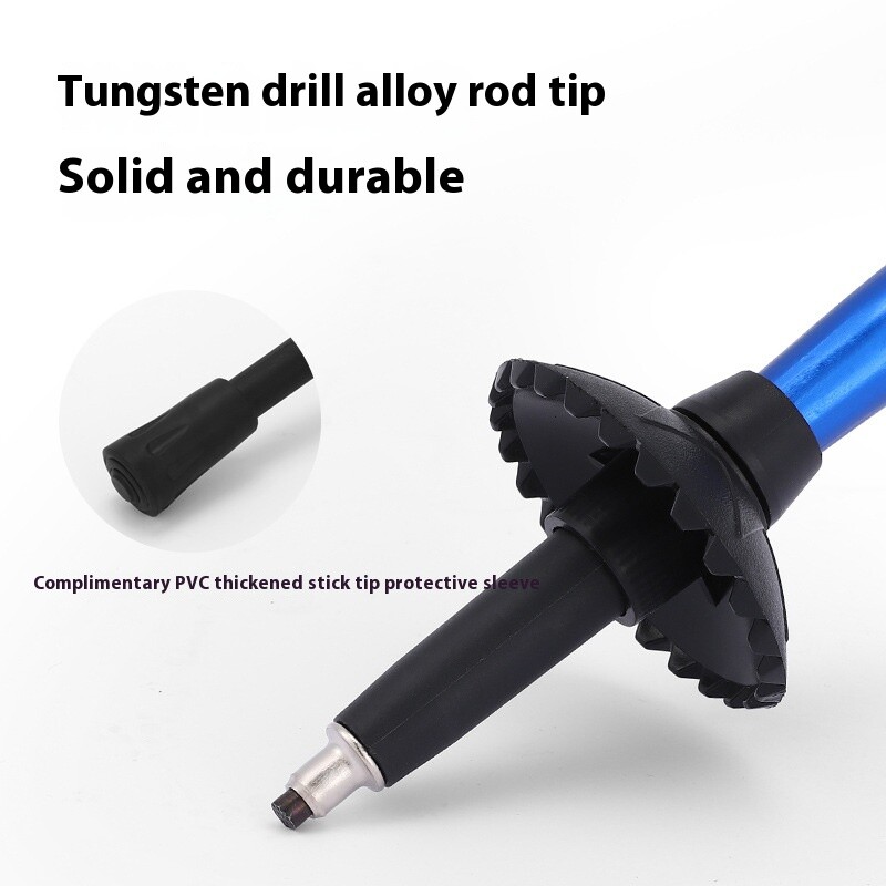 Pārgājienu nūjas, vieglas un īpaši pārnēsājamas pārgājienu nūjas pārgājieniem/kempingiem/kāpšanai/mugursomas/nūjošanai