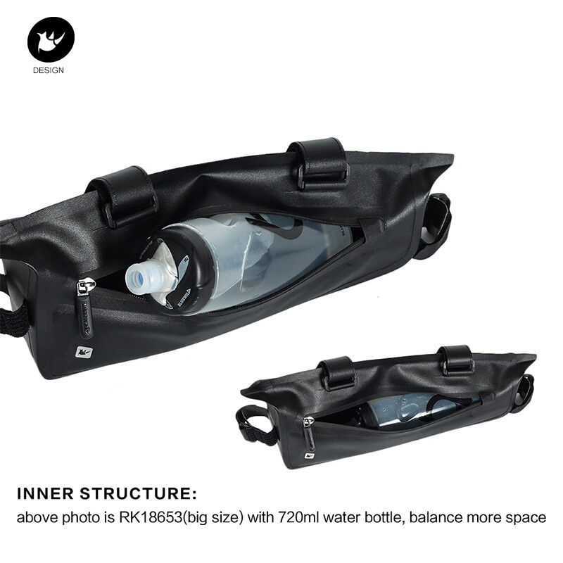 Rhinowalk velosipēda trīsstūra soma velosipēda rāmis priekšējā caurules soma Ūdensnecaurlaidīga riteņbraukšanas soma Akumulators Pannier iepakojuma maisiņu piederumi