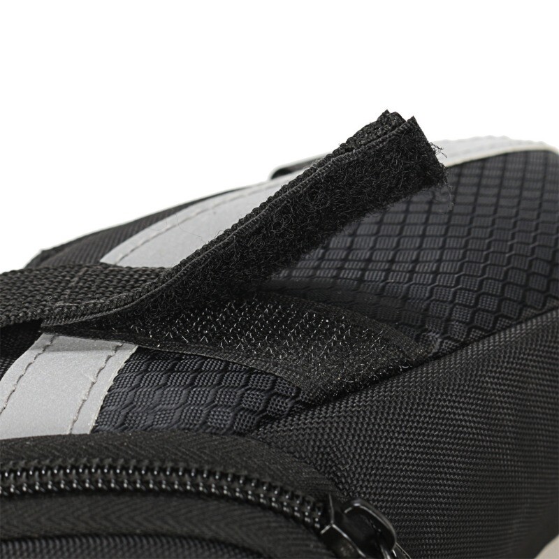 B SOUL Велосипедна чанта за седло 1L Малко място за съхранение Черна велосипедна седалка Задна чанта Чанта Комплект аксесоари Светлоотразителни аксесоари за колоездене