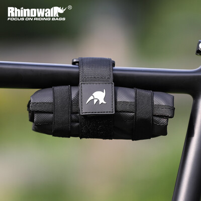 Rhinowalk velosipēda soma instrumentu soma augšējā priekšējā caurules rāmja soma Burrito iepakojuma maisiņš Riteņbraukšanas piederumi Melni MTB velosipēdu aizmugurējie instrumentu komplekti