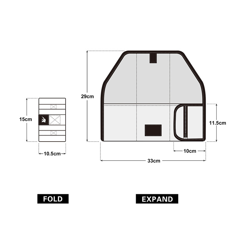 Rhinowalk torba za bicikl Torba za alat Gornja prednja cijev Torba s okvirom Burrito Pack Torbica Dodaci za biciklizam Crni MTB bicikl Stražnji kompleti alata