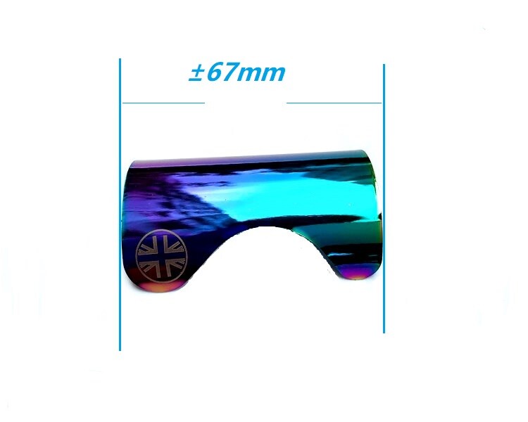 Apsauginiai dviračio lipdukai, skirti „Brompton“ sulankstomam dviračio apatinio laikiklio apsaugai, aliuminio lydinio apsauginiam apvalkalui