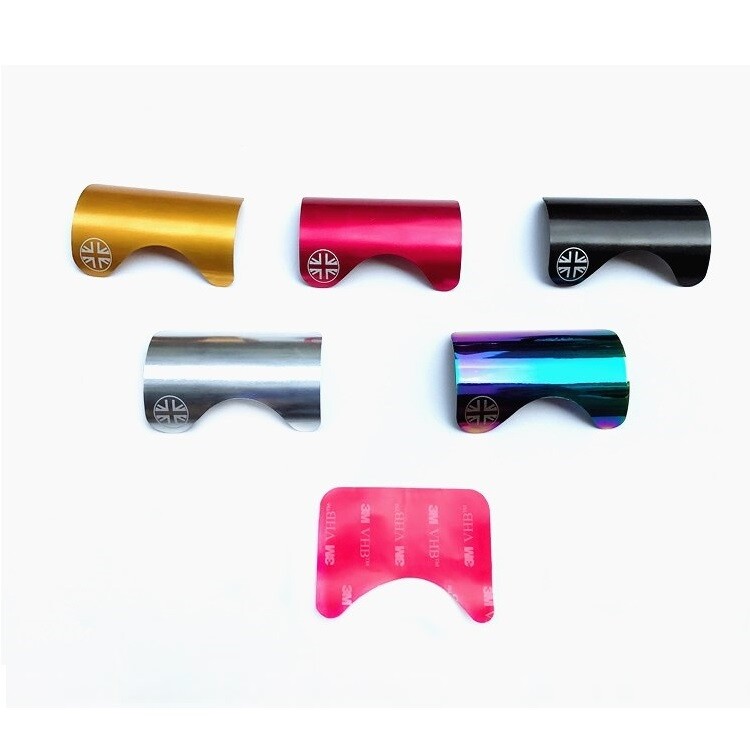 Apsauginiai dviračio lipdukai, skirti „Brompton“ sulankstomam dviračio apatinio laikiklio apsaugai, aliuminio lydinio apsauginiam apvalkalui