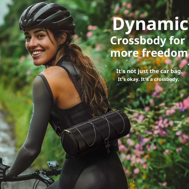 ENLEE Πολυλειτουργική μπροστινή τσάντα πιρουνιού ποδηλάτου Εξωτερική αδιάβροχη τσάντα 2,2 λίτρων Τσάντα ποδηλάτου χωρητικότητας δρόμου για μεγάλες αποστάσεις δρόμου