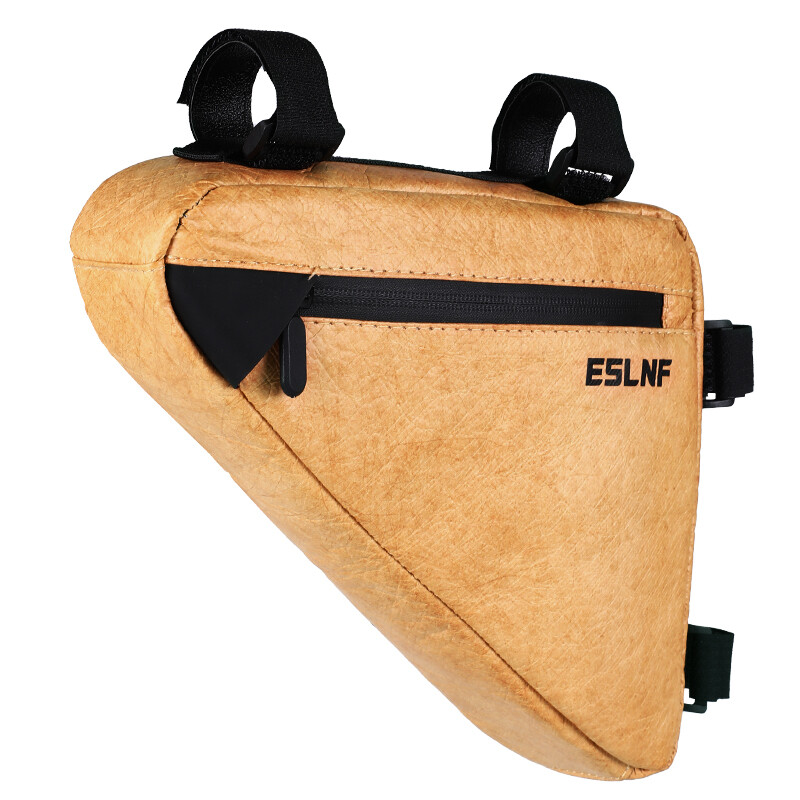 ESLNF velosipēda trīsstūra soma MTB šosejas velosipēda priekšējā siju soma Viegla riteņbraukšanas āra soma Izturīga, nodilumizturīga velosipēda soma