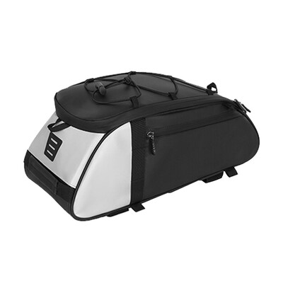 Lixada velosipēda bagāžnieka soma Lielas ietilpības atstarojoša velosipēda aizmugurējā bagāžnieka soma Daudzfunkcionāla velosipēda bagāžas soma Izturīga ūdensizturīga soma