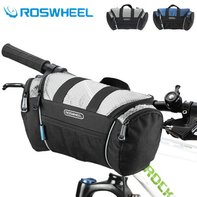 ROSWHEEL 5L velosipēda velosipēda soma Stūres priekšējā caurule Pannier groza plecu komplekts