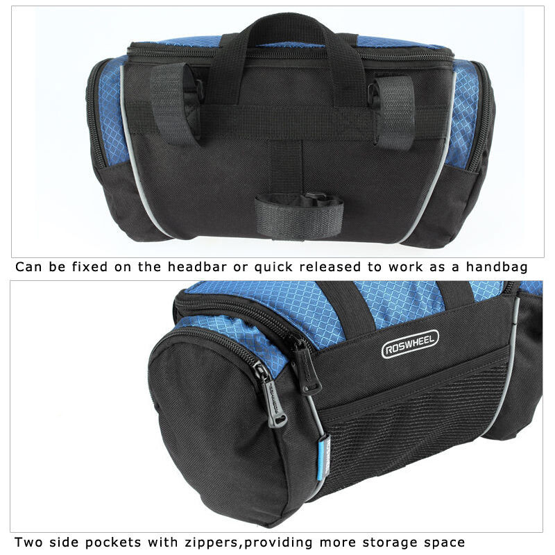 ROSWHEEL 5L Велосипед Велосипедна чанта за колоездене Кормило Предна тръба Кошница Кошница Рамо