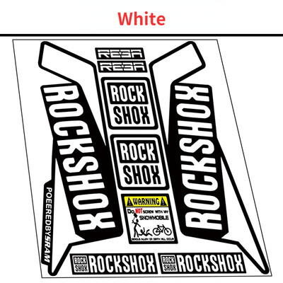 Rockshox priekinių šakių lipdukas kalnų dviračio priekinės šakės lipdukai vandeniui atsparūs dekoratyviniai dviračių lipdukai dviračių priedai