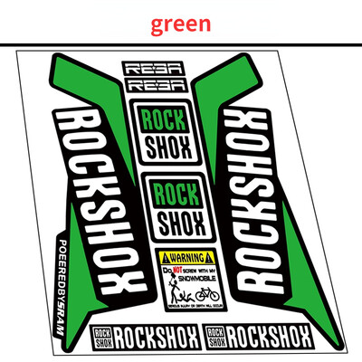 Rockshox priekinių šakių lipdukas kalnų dviračio priekinės šakės lipdukai vandeniui atsparūs dekoratyviniai dviračių lipdukai dviračių priedai