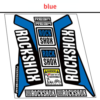Rockshox priekinių šakių lipdukas kalnų dviračio priekinės šakės lipdukai vandeniui atsparūs dekoratyviniai dviračių lipdukai dviračių priedai