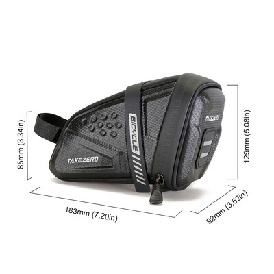 1L чанта за седло за велосипед Голяма вместимост Чанта за седалка за велосипед Водоустойчива чанта за задна седалка Светлоотразителна чанта за седалка за велосипед Чанта за съхранение на инструменти