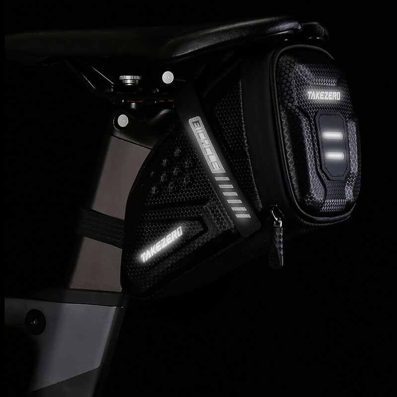 1L чанта за седло за велосипед Голяма вместимост Чанта за седалка за велосипед Водоустойчива чанта за задна седалка Светлоотразителна чанта за седалка за велосипед Чанта за съхранение на инструменти