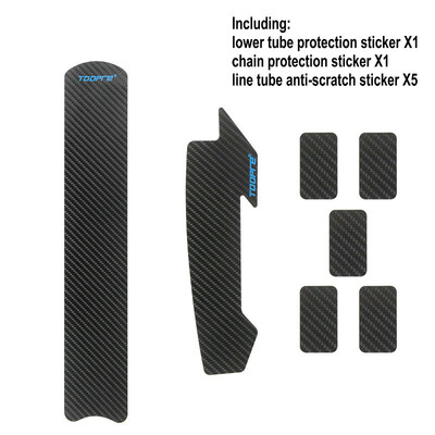 Dviračių grandinės vandeniui atsparus lipdukas nuo įbrėžimų MTB / plento dviračio neslystantis lipdukas, apsaugantis nuo rėmo apsaugos