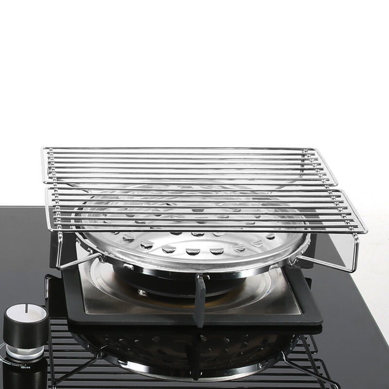 Mājas virtuve Barbekjū grila gāzes grila plīts ar bārbekjū grila plauktu pikniks mājas plīts cepeškrāsns plaukts pārnēsājams grils bārbekjū grils