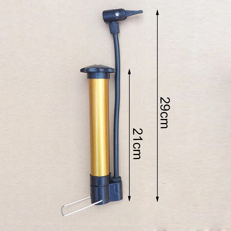 Pārnēsājama velosipēda sūkņa rokasgrāmata mazs piepūšamais velosipēda riepu sūkņi velosipēda gaisa sūknis elektriskais motocikls futbols basketbols