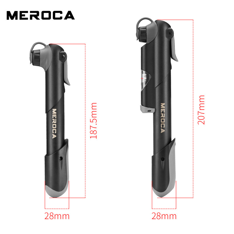 Mini pārnēsājams augstspiediena sūknis ar stiprinājuma kronšteinu bumbu futbola basketbola sūknim Mtb šosejas velosipēda universālais gaisa sūknis