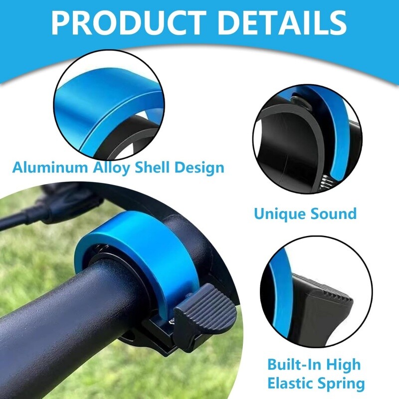 Īpaši skaļš, neredzams salokāms skaļrunis, velosipēda zvans bērniem pieaugušajiem, tauriņš šosejas riteņbraukšanas aprīkojumam