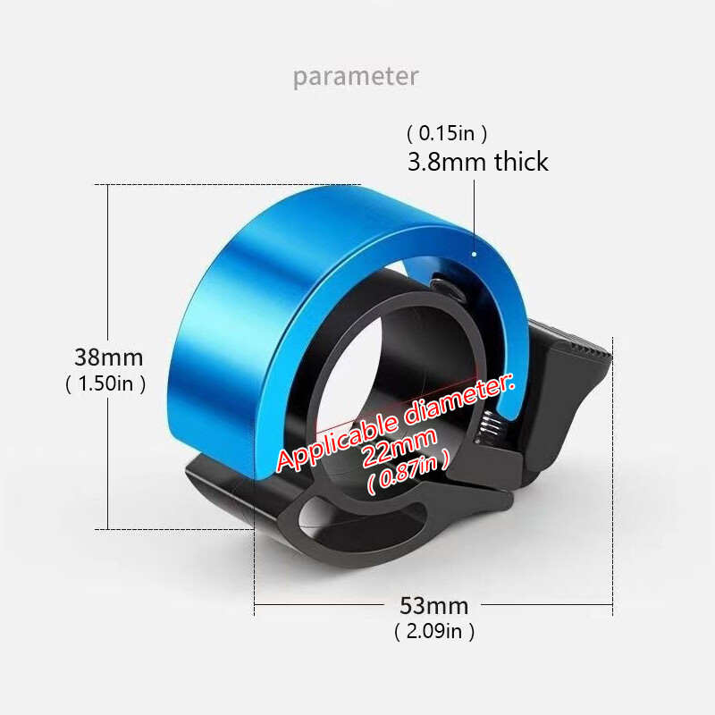 Īpaši skaļš, neredzams salokāms skaļrunis, velosipēda zvans bērniem pieaugušajiem, tauriņš šosejas riteņbraukšanas aprīkojumam