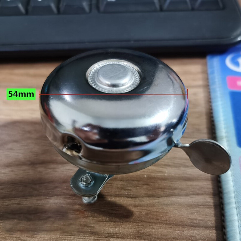 Iron Bike Chrome Bell Sudraba/Melns Universāls Classic Dinger Saliekamo Velosipēdu Detaļu Praktiska Nomaiņa Augsta Kvalitāte