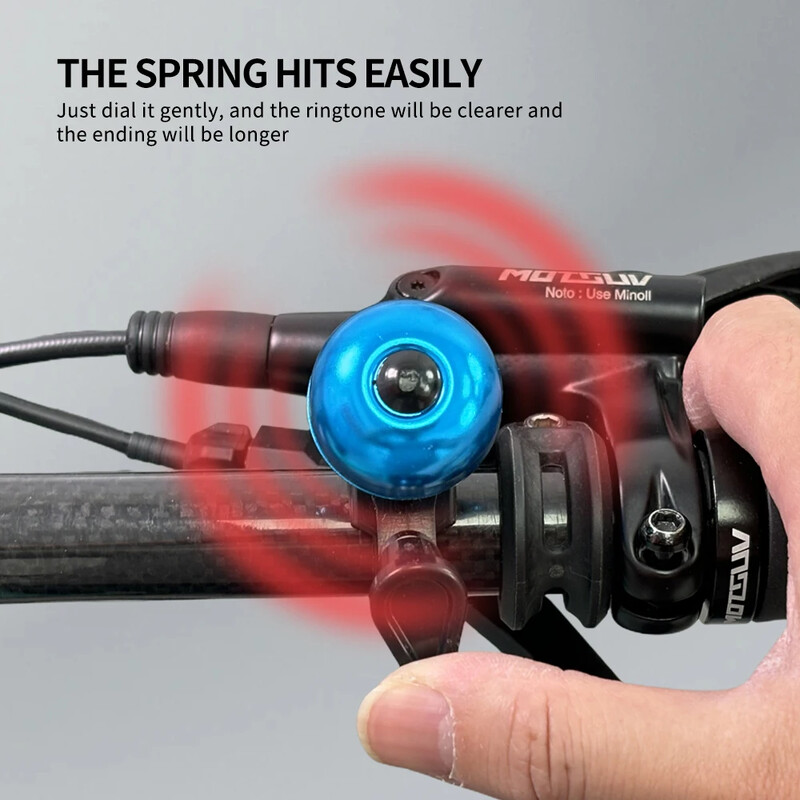 VXM velosipēda zvana stūre kalnu velosipēda alumīnija sakausējuma mini zvana drošības brīdinājums Pick Strike Horn Scooter Road MTB piederumi