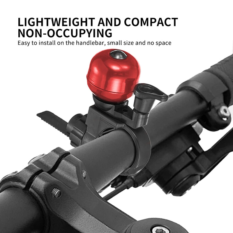 VXM velosipēda zvana stūre kalnu velosipēda alumīnija sakausējuma mini zvana drošības brīdinājums Pick Strike Horn Scooter Road MTB piederumi