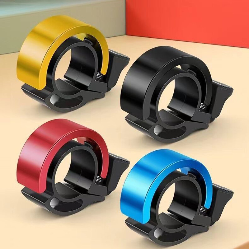 Velosipēdu zvans Super Loud kalnu velosipēds Universālie pieaugušajiem paredzēti velosipēda neredzamie signālierīces velosipēda aprīkojuma piederumi