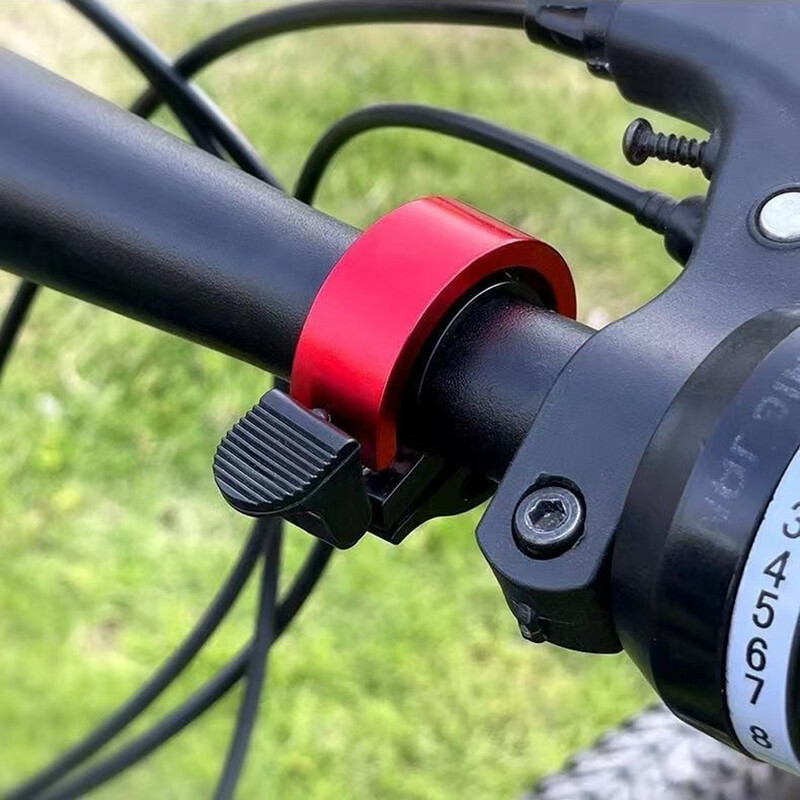 Velosipēdu zvans Super Loud kalnu velosipēds Universālie pieaugušajiem paredzēti velosipēda neredzamie signālierīces velosipēda aprīkojuma piederumi