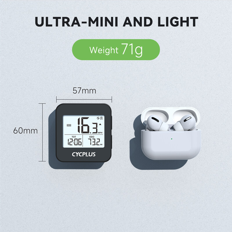 CYCPLUS GPS velosipēdu dators bezvadu hronometrs IPX6 ūdensizturīgs riteņbraukšanas odometrs velosipēda piederumi spidometrs