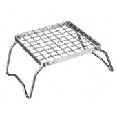 1 бр. Външен държач за печка от неръждаема стомана, преносим сгъваем грил, скара, тава, поставка, скара
