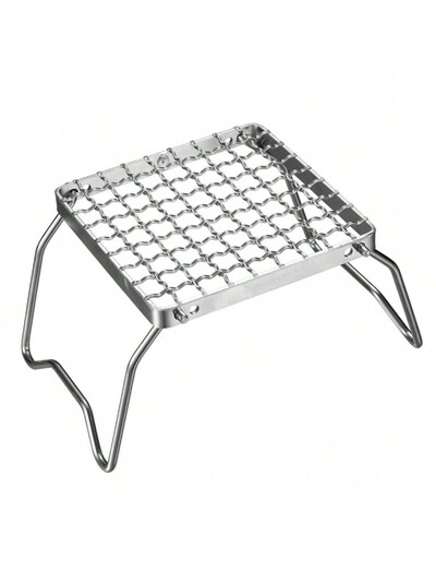 1 бр. Външен държач за печка от неръждаема стомана, преносим сгъваем грил, скара, тава, поставка, скара