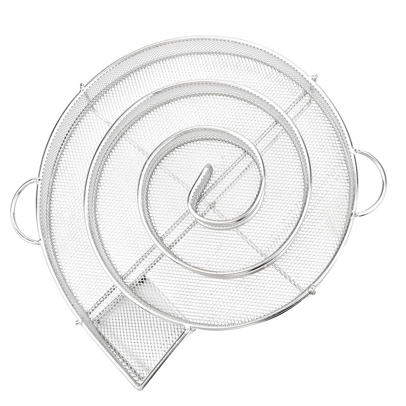 Стоманена скара за барбекю Пушач Сьомга Бекон Риба Мини ябълка Кутия за пушене на дървени стърготини Генератор на студен дим Пушач Дървесен прах Горещ нов