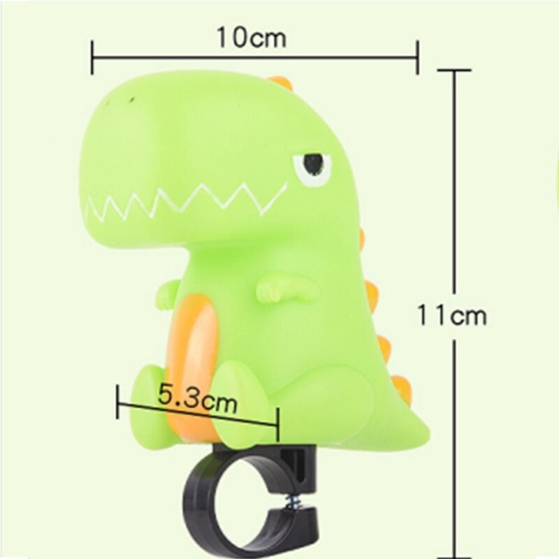 Karikatūra Dinozauri Gaisa rags bērniem Līdzsvara velosipēda motorollera zvans Super Loud Velosipēda zvans Velosipēdu piederumi