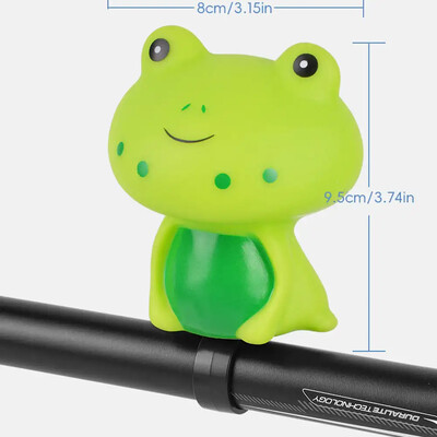 Аксесоари за велосипеди Въздушна възглавница Анимационен звънец за кола Лесен за инсталиране Детски звънец за велосипед за балансиране на скутер Подходящ за кормило с диаметър 2,2 см