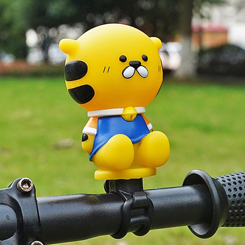 Velosipēda zvans, viegls dizains, skaļš velosipēda rags, burvīgs multfilmu velosipēdu zvanu komplekts bērniem Jauka dinozauru varde panda izjādei