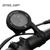 ESLNF bezvadu velosipēdu dators velosipēdu odometrs Daudzfunkcionāls LCD ekrāns riteņbraukšanas spidometrs kalnu velosipēda ātruma mērītājs