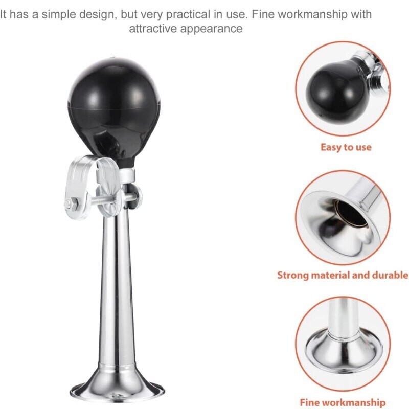 Bicicletă Bicicletă Ciclism Retro Metal Claxon de aer Hooter Clopoțel Trompetă Claxon Bec En-gros Dropshipping