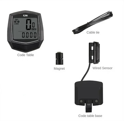 Žičano biciklističko računalo LED digitalni biciklistički brzinomjer Odometar Zaslon osjetljiv na dodir Biciklističko računalo Vodootporno s pozadinskim osvjetljenjem