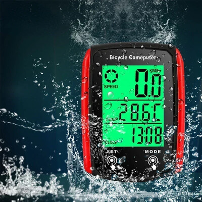 Žičano biciklističko računalo LED digitalni biciklistički brzinomjer Odometar Zaslon osjetljiv na dodir Biciklističko računalo Vodootporno s pozadinskim osvjetljenjem