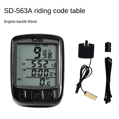 Žičano biciklističko računalo LED digitalni biciklistički brzinomjer Odometar Zaslon osjetljiv na dodir Biciklističko računalo Vodootporno s pozadinskim osvjetljenjem