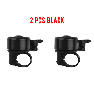 2gab Maza velosipēda zvana alumīnija sakausējuma velosipēda drošības brīdinājuma trauksmes signāla riteņbraukšanas stūres zvana gredzens velosipēda skaņas signāla riteņbraukšanas piederums