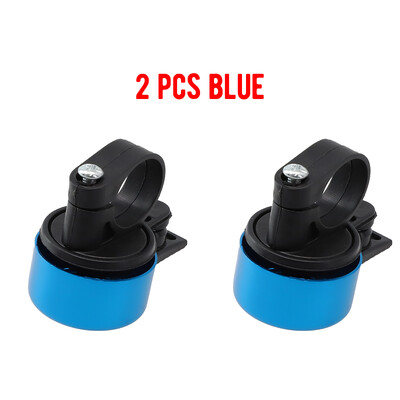 2gab Maza velosipēda zvana alumīnija sakausējuma velosipēda drošības brīdinājuma trauksmes signāla riteņbraukšanas stūres zvana gredzens velosipēda skaņas signāla riteņbraukšanas piederums