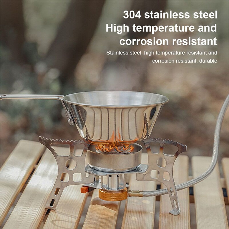 за пътуване Пикник Консумативи за къмпинг Инструменти за открито Външен съд за готвене Купа от неръждаема стомана Къмпинг Купа за ориз Външна сгъваема купа