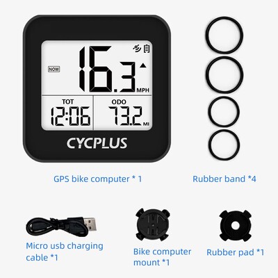 CYCPLUS G1 velosipēdu dators GPS spidometrs bezvadu velosipēda piederumi, ūdensnecaurlaidīgi riteņbraukšana, Ciclocomputador odometrs