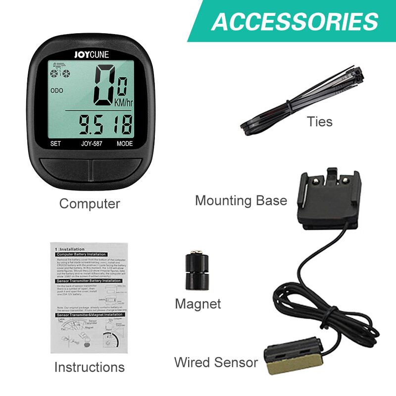 Biciklističko računalo Biciklistički vodootporni žičani brzinomjer i odometar Štoperica Biciklističko računalo s LED zaslonom za bicikl