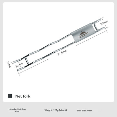CAMPINGMOON S200 nerūsējošā tērauda BBQ grila režģa pacēlājs, izturīgs pret rūsu izturīgs āra gatavošanas režģa pacēlājs