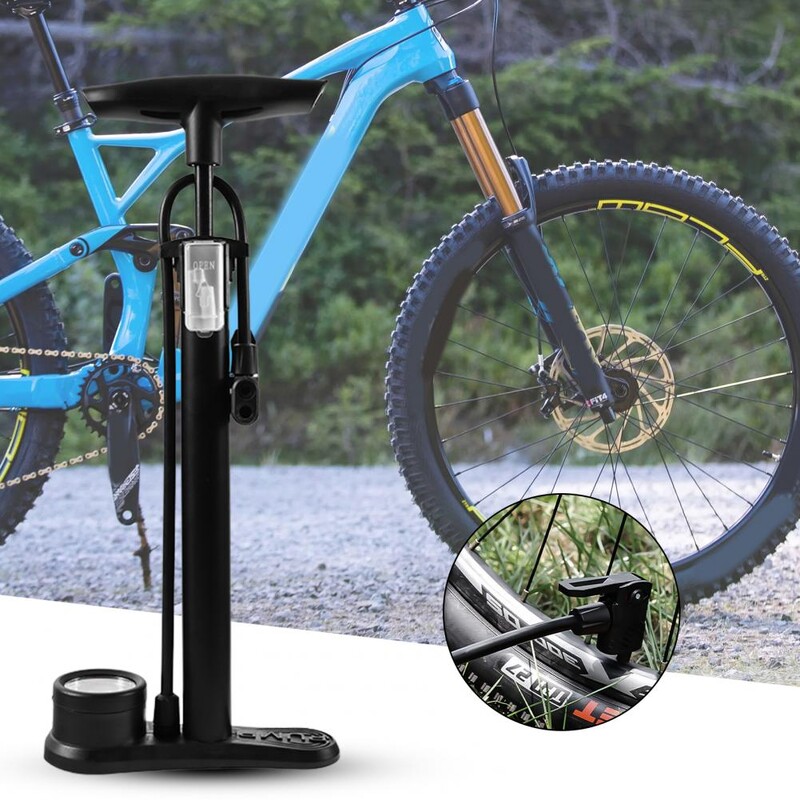 Velosipēdu riepu sūknis ar/bez digitālā displeja barometra kalnu ceļa velosipēda riepu piepūšanas bumbas basketbola sūkņa instrumenta velosipēda sūknis